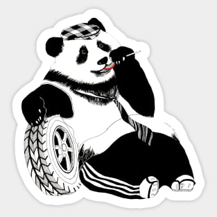 Panda with Lolipop Sticker